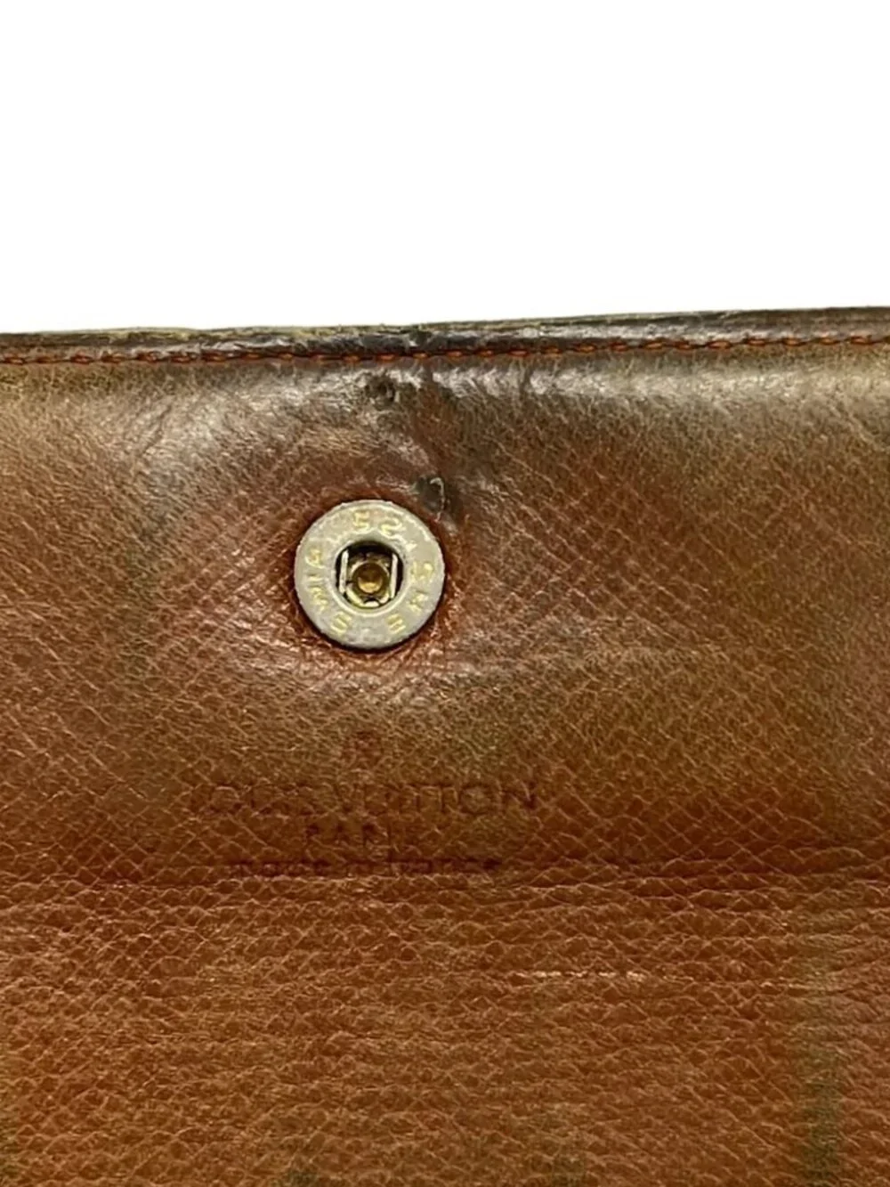 LOUIS VUITTON Pochette Porte Monnaie Credit M61725 Monogram 882AN Long Wallet